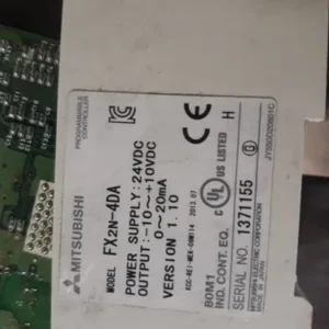 Fx2n-4da Mitsubishi PLC